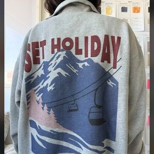 Staple quester zip sweatshirt